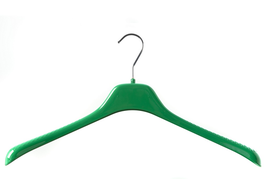Colored coat hangers for shirts