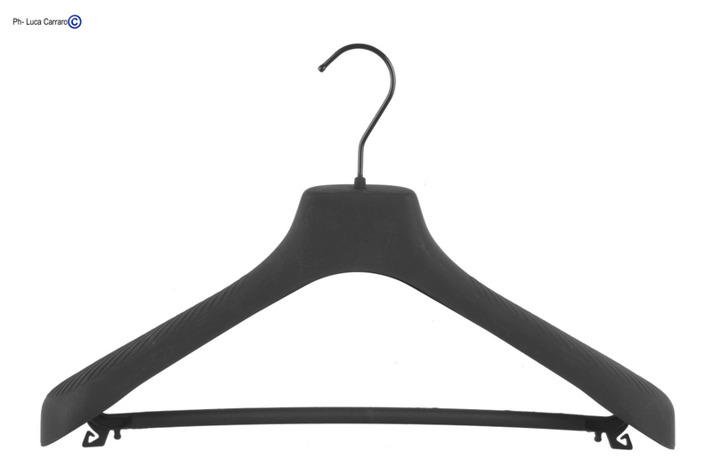 Plastic coat Hangers antislip Soft Touch mod. CM/PD with bar